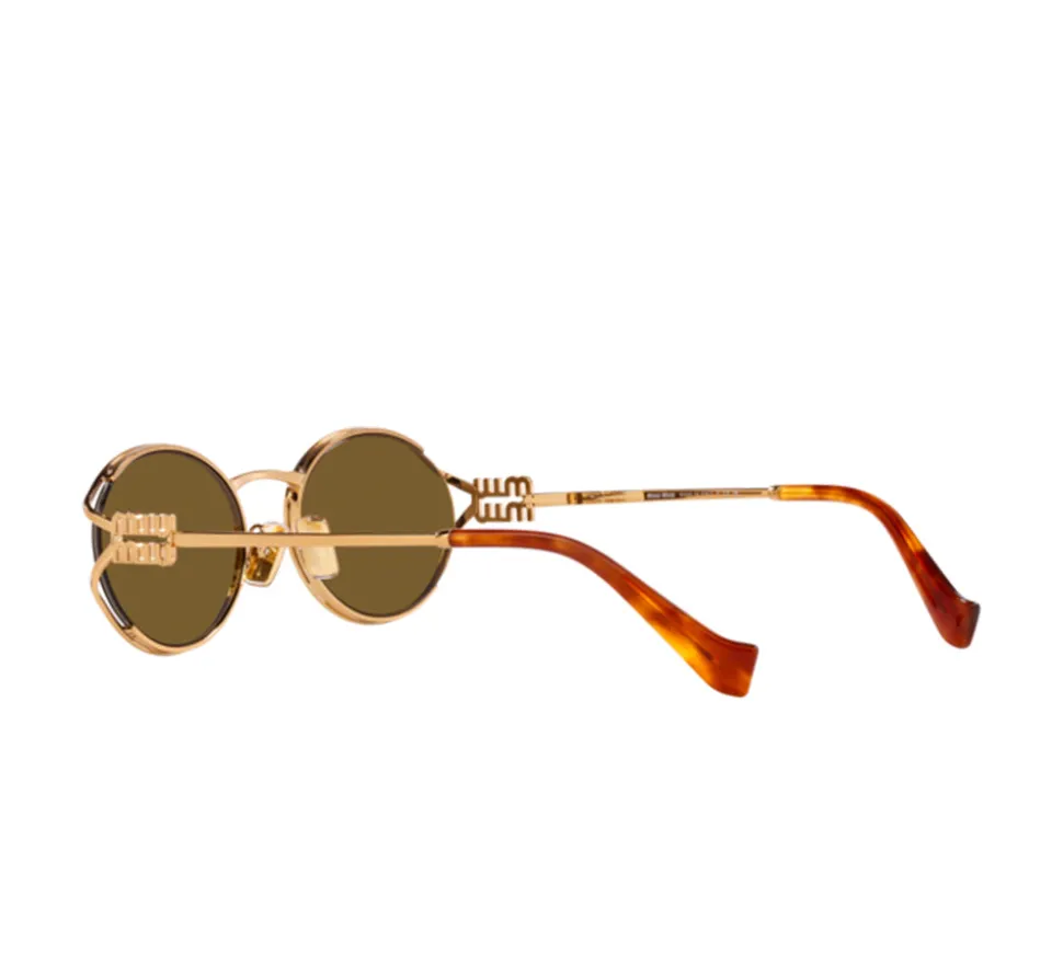 Miu Miu Sunglasses - Rose Gold / Dark Brown