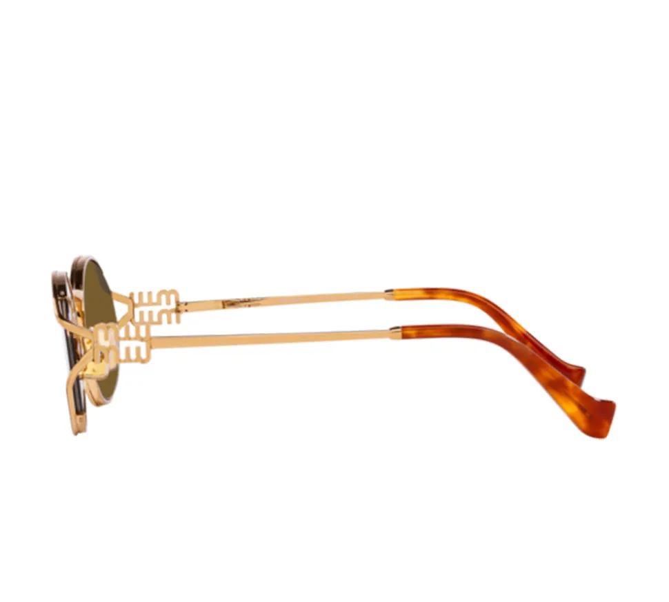 Miu Miu Sunglasses - Rose Gold / Dark Brown
