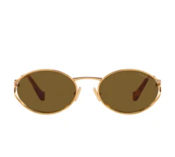Miu Miu Sunglasses - Rose Gold / Dark Brown