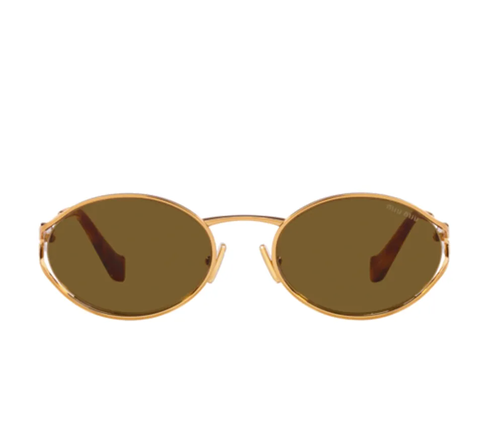 Miu Miu Sunglasses - Rose Gold / Dark Brown