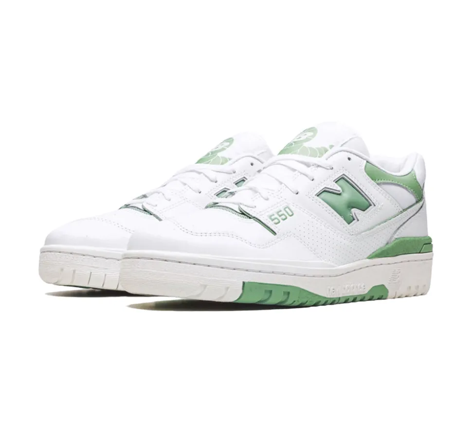 New Balance 550 - White Mint Green