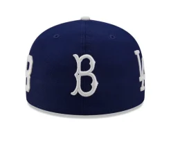 New Era Los Angeles Dodgers All-Over Logos Low Profile - Light Navy