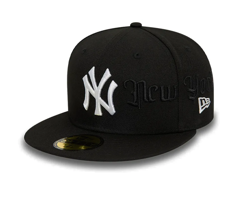 New Era New York Yankees MLB Script - Black