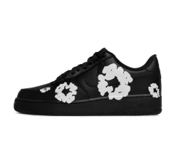 Nike Air Force 1 ’07 Custom – Black Denim Tears