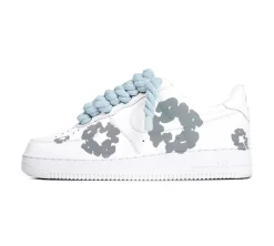 Nike Air Force 1 ’07 – Denim Tears Rope Laces Baby Blue