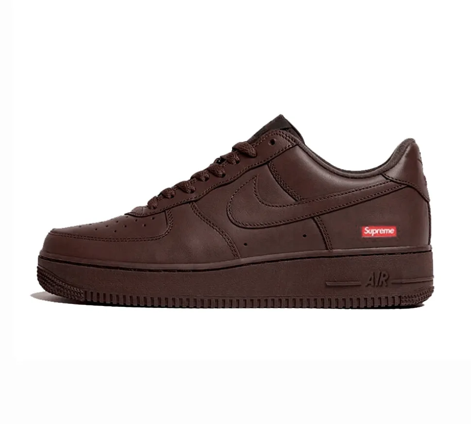 Nike Air Force 1 Low Supreme - Baroque Brown
