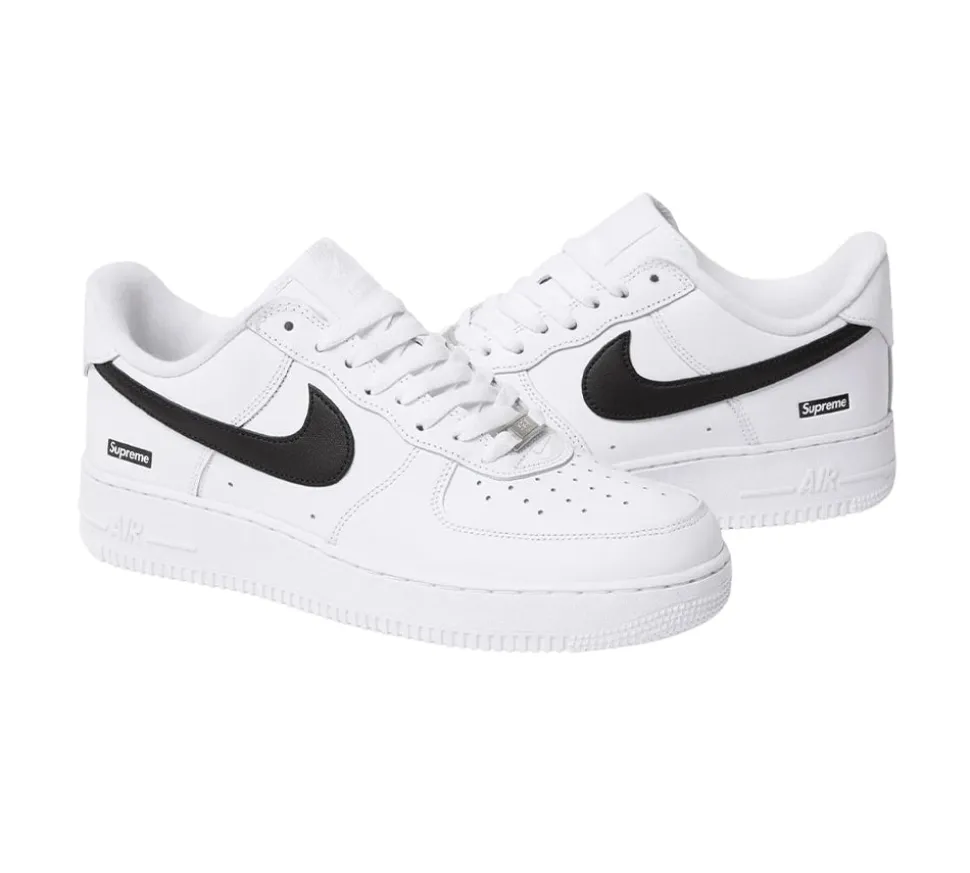 Nike Air Force 1 Low - Supreme White Black
