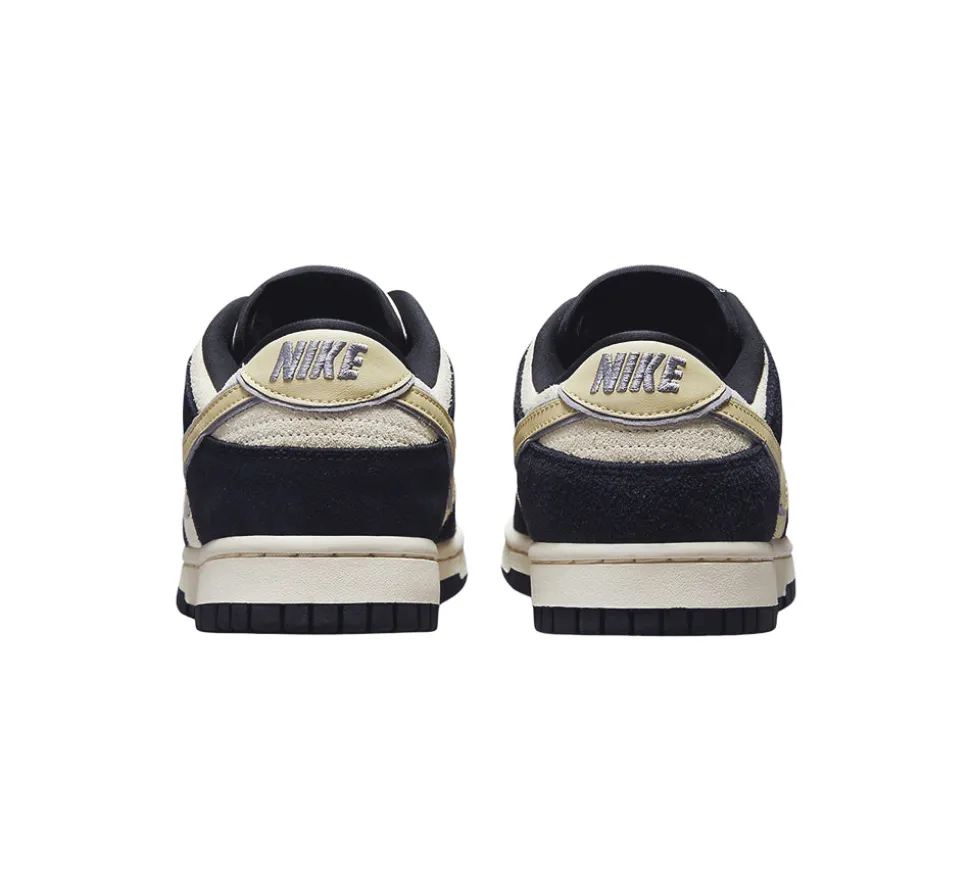 Nike Dunk Low LX - Black Suede Team Gold