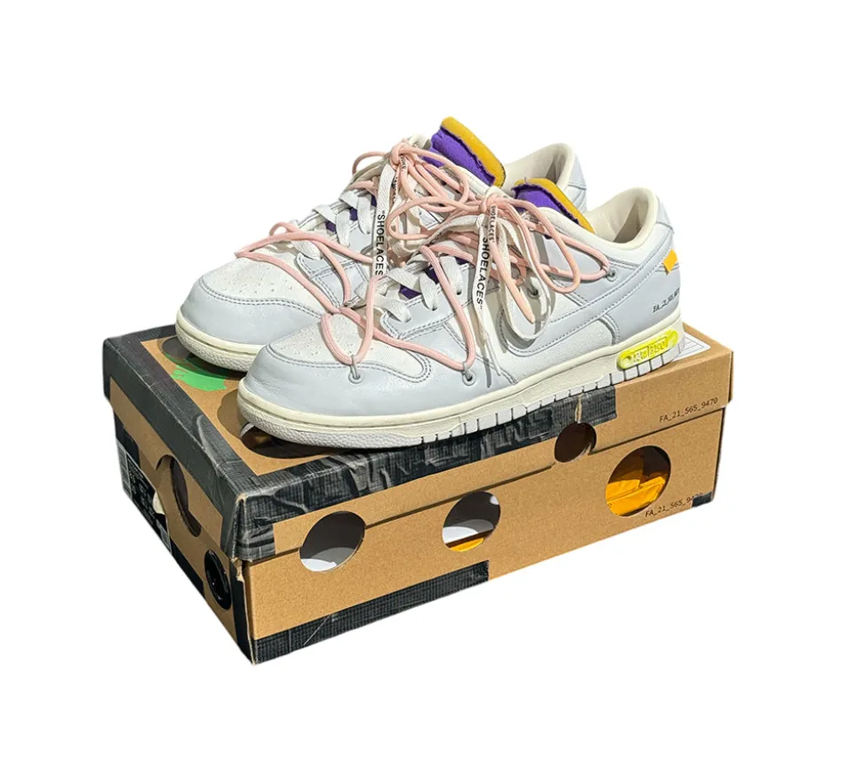 Nike Dunk Low Off-White (42) - Lot 24 (USADO)