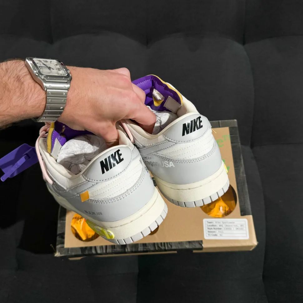 Nike Dunk Low 45 - Off-White Lot 24 (USADO)