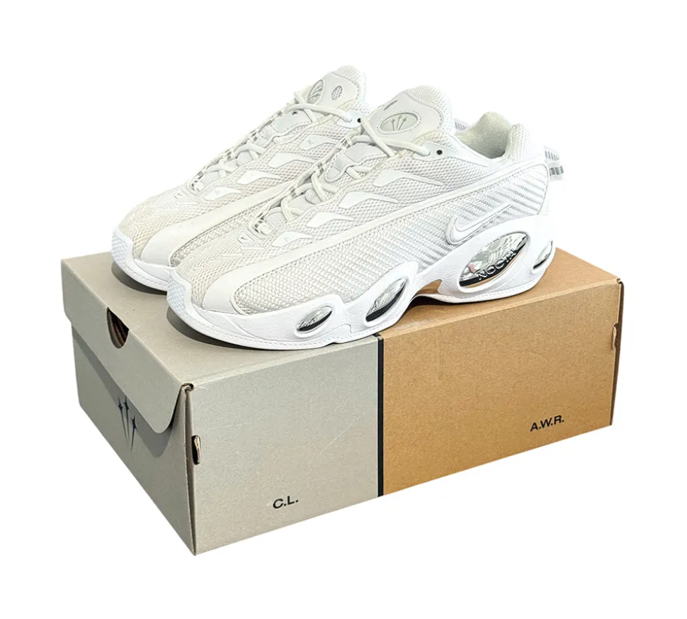 Nike NOCTA Glide (41) - Drake White Chrome (USADO)