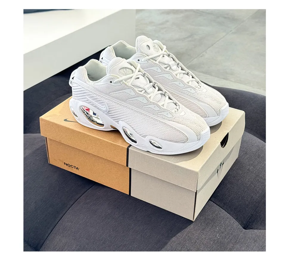 Nike NOCTA Glide (41) - Drake White Chrome (USADO)