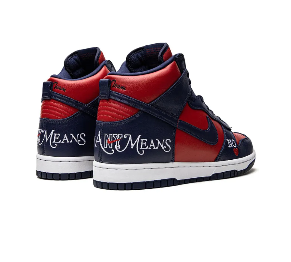 Nike SB Dunk High - Supreme By Any Means Navy