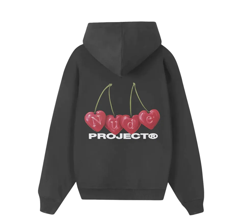 Nude Project Cherry Hoodie - Ash