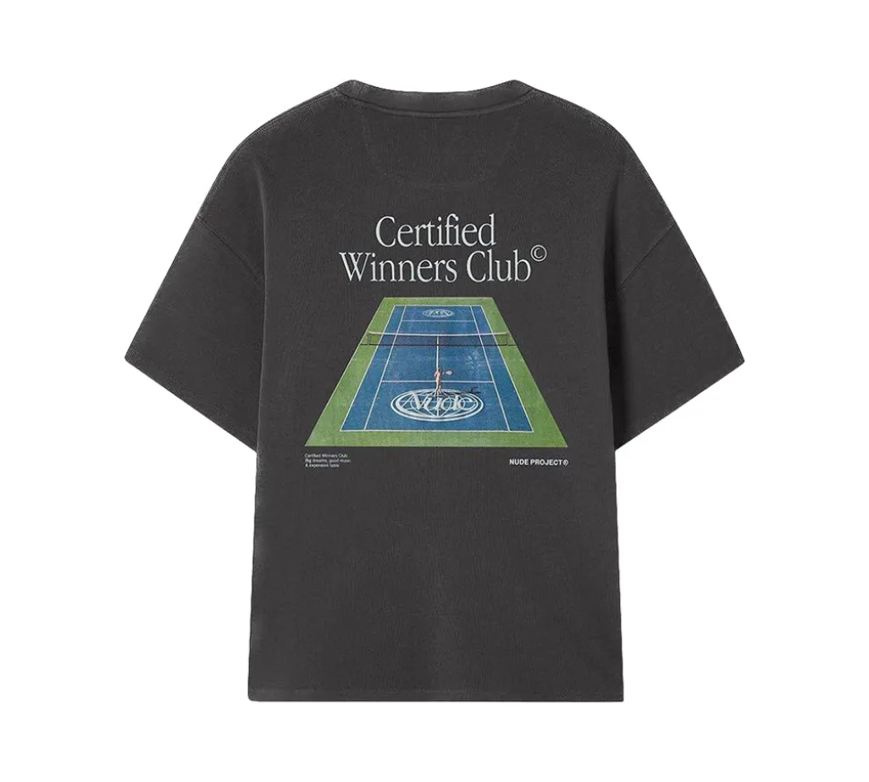 Nude Project Tennis T-shirt - Ash