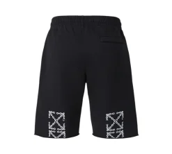 Off-White Arrows Chain Bermuda Shorts - Black