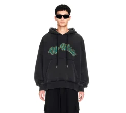 Off-White Bacchus Skate Hoodie - Black