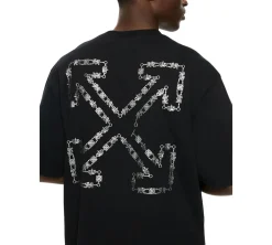 Off-White Chain Arrow Skate T-shirt - Black