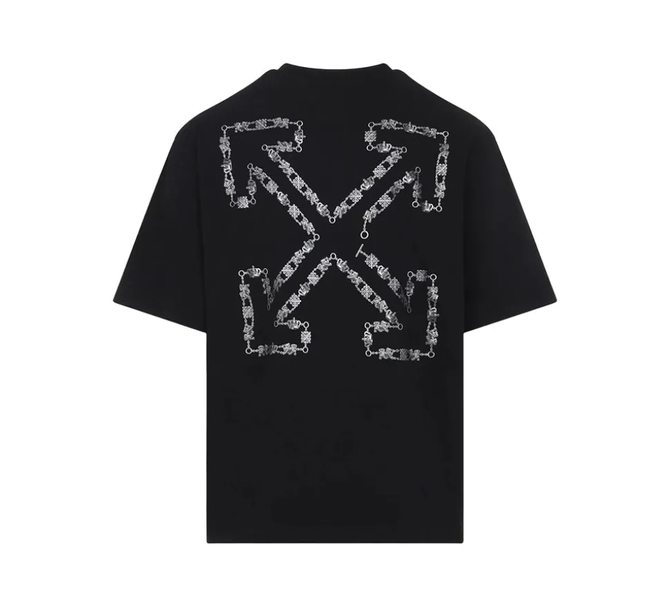 Off-White Chain Arrow Skate T-shirt - Black