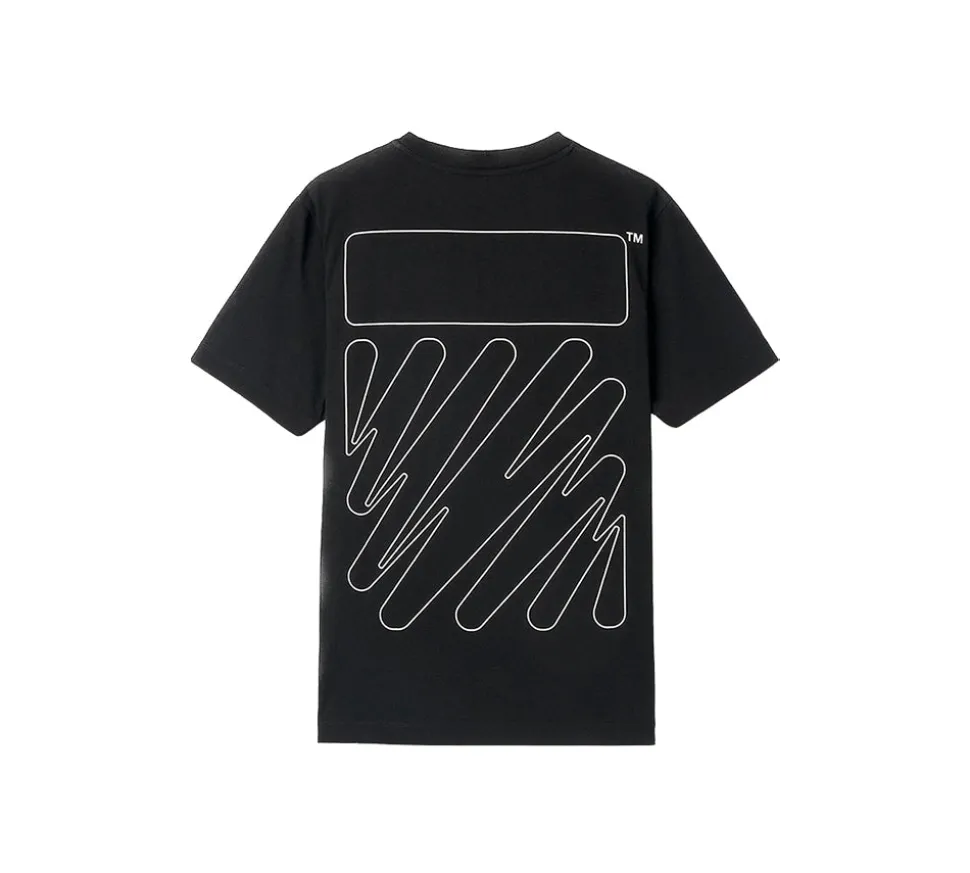 Off-White Diag-Stripe T-Shirt - Black/White