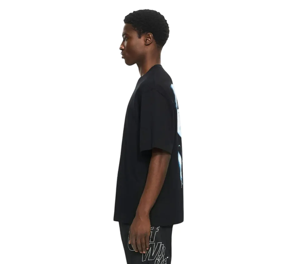 Off-White 3D Spray Arrow Skate T-shirt - Black