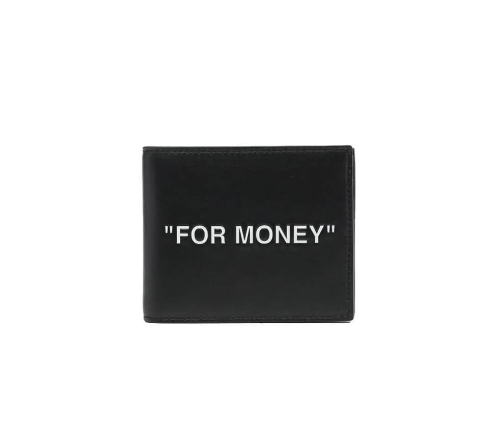Off-White - "For Money" Bi-Fold Wallet