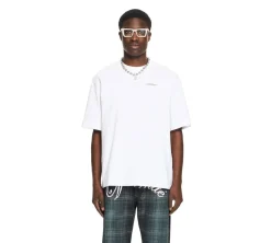 OFF-WHITE Half Arrow Skate Logo T-Shirt - WHITE/BLACK