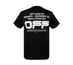 Off-White Logo Printed SS20 T-shirt -Black