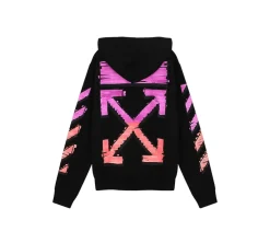 Off-White Marker Slim Zip Hoodie - Black