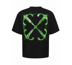 OFF-WHITE Moon Arrow T-Shirt - Black/Green