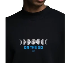 Off-White Moon Phase "On The Go" Crewneck - Black