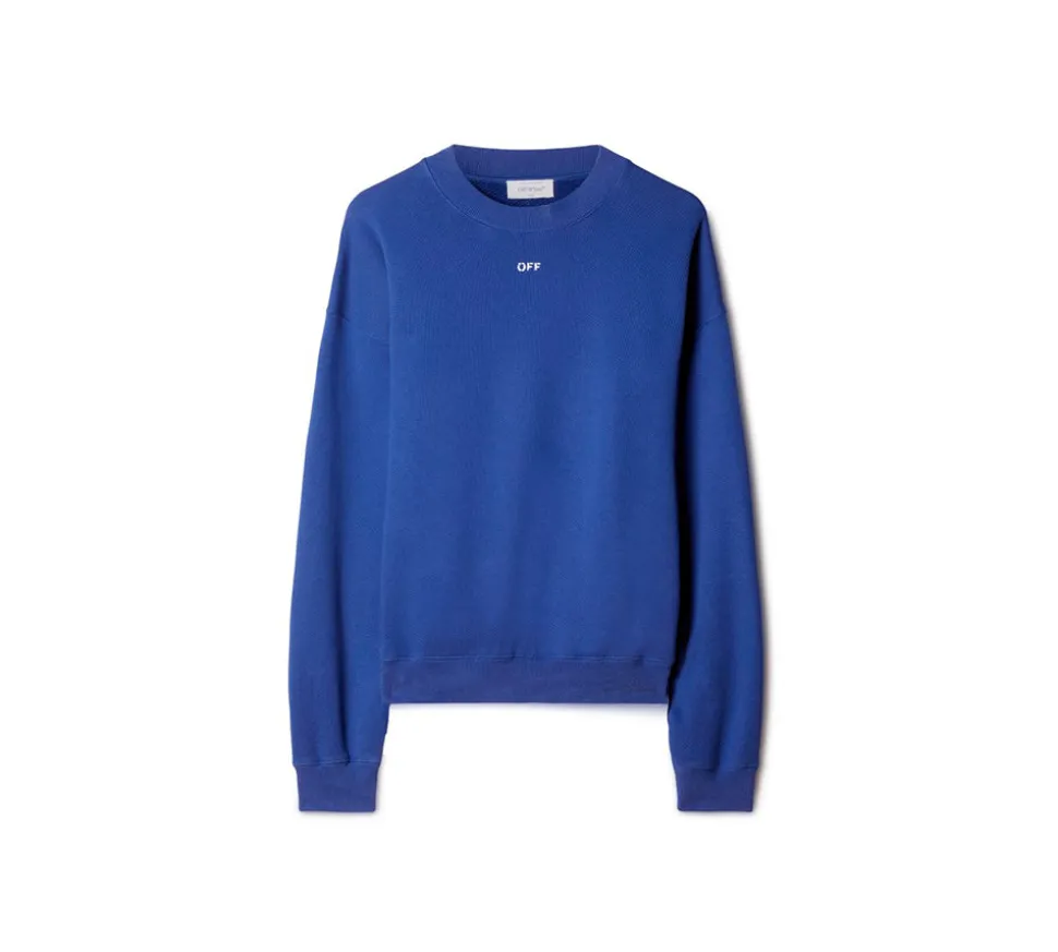 Off-White "OFF" Stamp Skate Crewneck - Dark Blue
