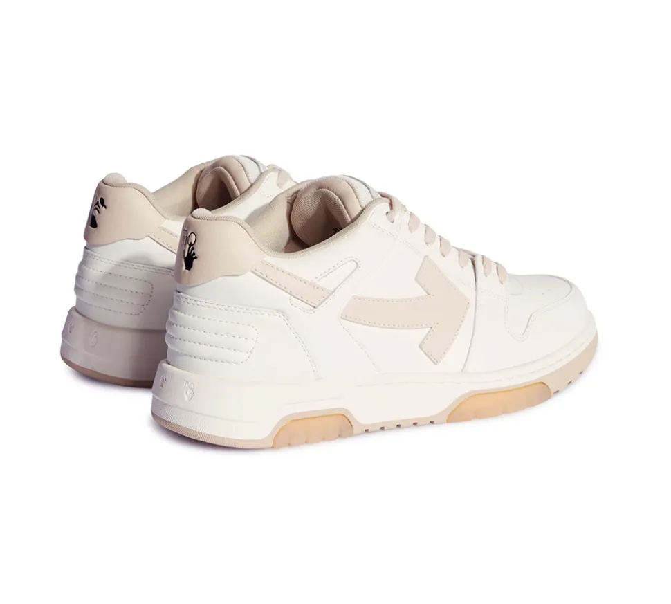 Off-White OOO Leather - White Light Pink Beige