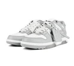 Off-White Out Of Office Calf Leather - White Grey