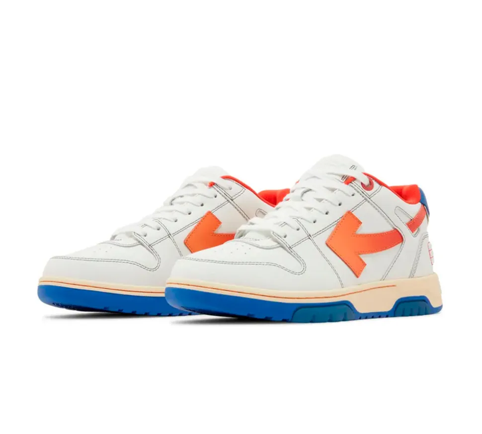 Off-White Out Of Office 'Contrast Stitching' - White Red