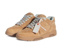OFF-WHITE Out Of Office Low Tops - Full Suede Brown
