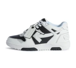 OFF-WHITE Out Of Office OOO Low Tops - Black White