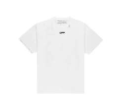 Off-White Oversized Fit Caravaggio Square T-shirt - White/Black