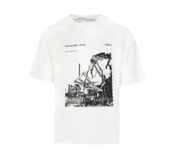 OFF-WHITE Reconstructed T-shirt - White