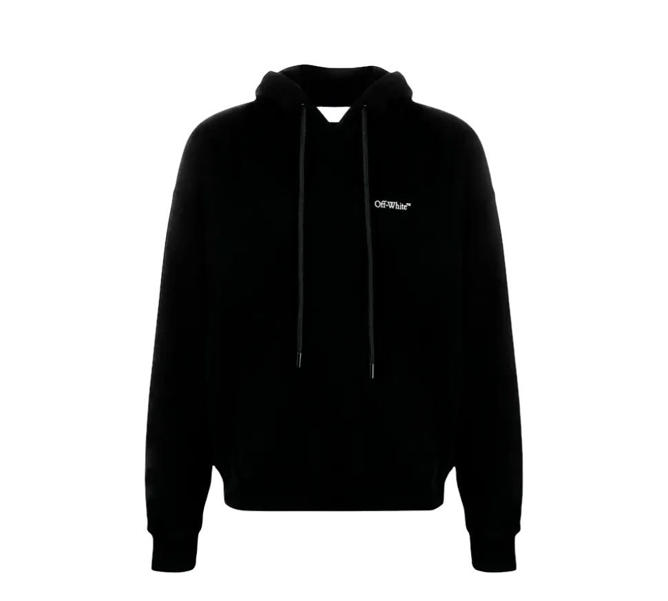 Off-White Scratch Arrow Skate Hoodie - Black