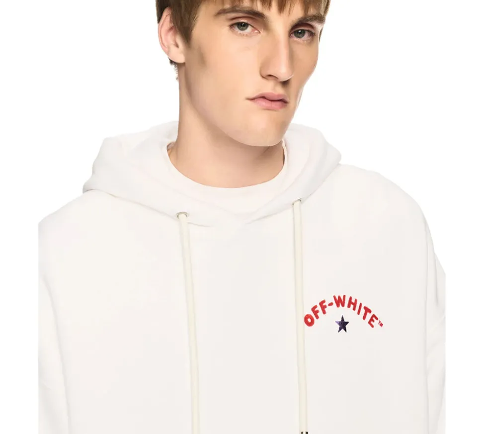 Off-White Star Arrow Skate Hoodie - White