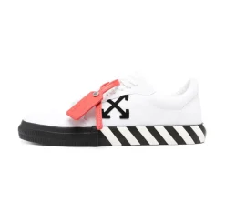 Off-White Vulcanized Low - Canvas White Black Ice
