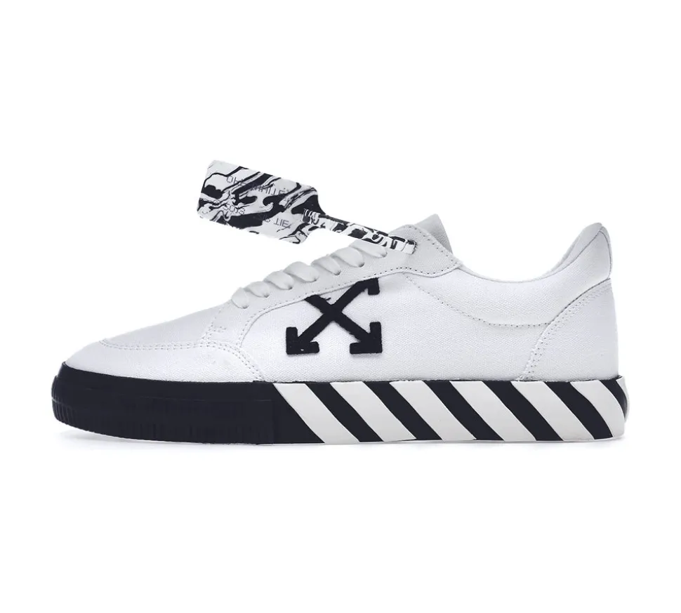 OFF-WHITE Vulcanized Low - Canvas White Black