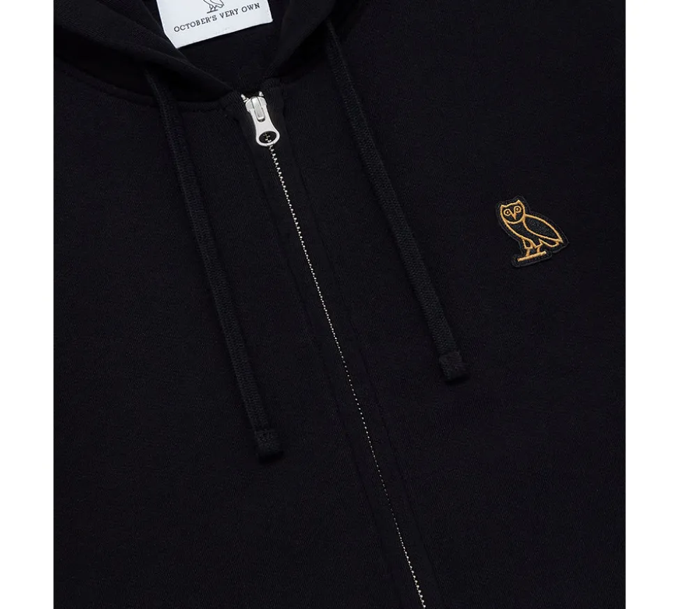 OVO Classic Full-Zip Hoodie - Black