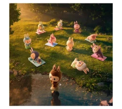 Pop Mart Labubu 'The Monsters' - Lazy Yoga Series Figures Single Blind Box