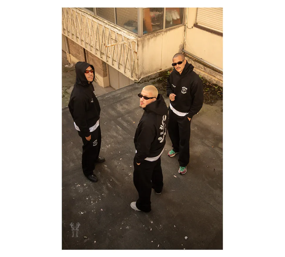 Realm Opo "LOGO" Hoodie - Black