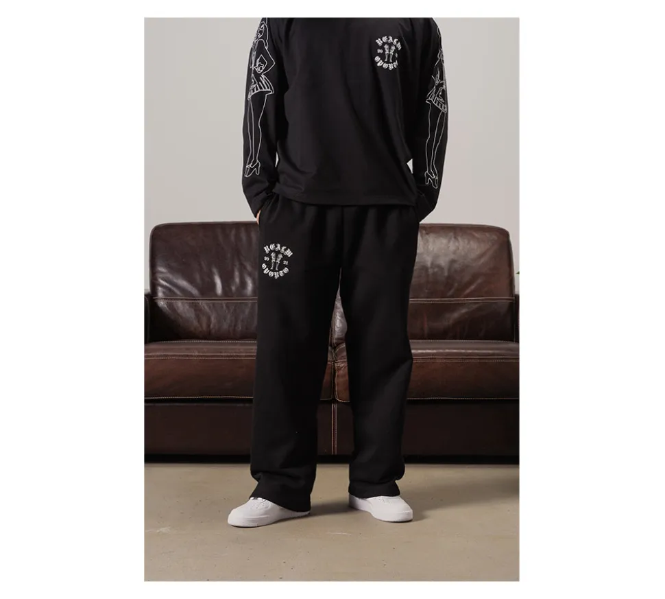 Realm Opo "LOGO" Sweatpants - Black