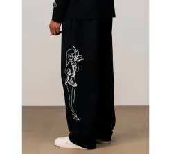 Realm Opo "WAITRESSES" Trackpants - Black