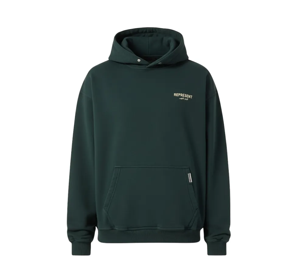 Represent Arabic Owner's Club Hoodie - Forest Green