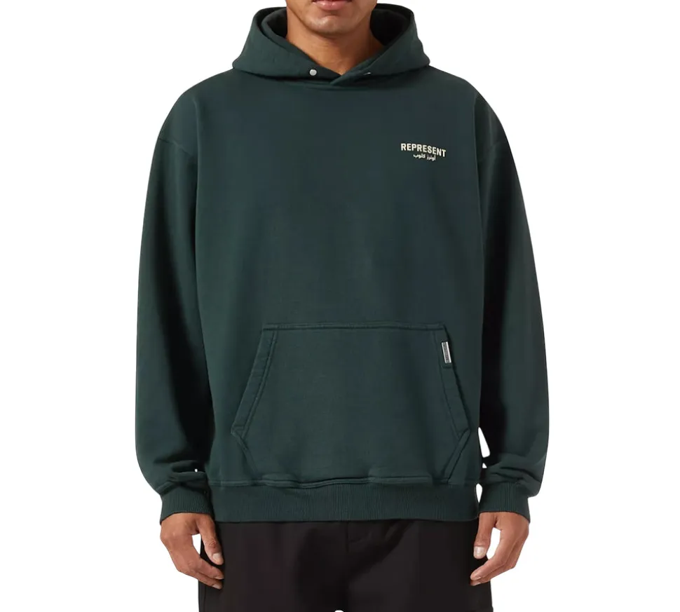 Represent Arabic Owner's Club Hoodie - Forest Green